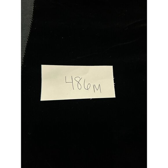 Calvin Klein Jeans Black Draped Velvet Accent Short Sleeved Top Sz Large - Picture 10 of 10